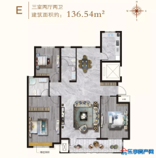 全明方正奢华户型，极致尊荣的生活格局；大面宽阳光客厅，格局方正严谨，彰显大家风范超宽观景阳台，尽揽上层人生景致豪华主卧套间，配备独立宽敞卫浴，更显奢华生活