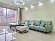 年租15000！全新家具家电有2空调！水悦华庭2室2厅1卫1291元/月95m²出租